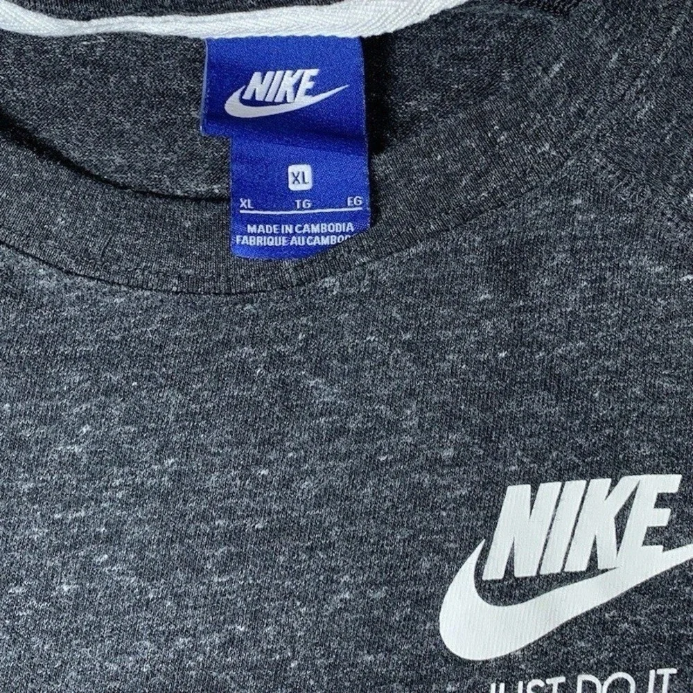 Nike T-Shirt Dress‎ Girls XL Dark Grey Excellent Raglan Pocket Sporty Dress